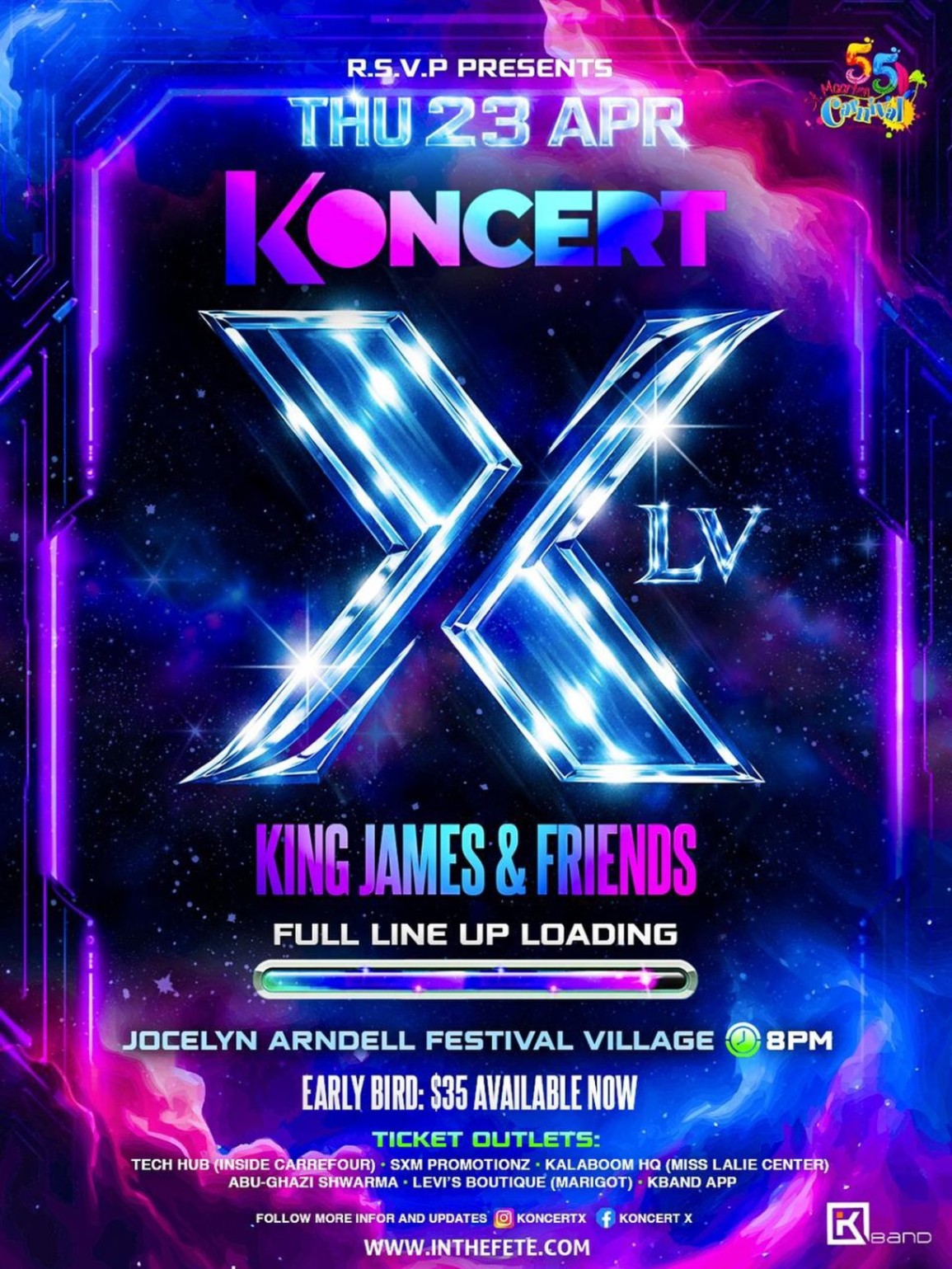 Koncert X Lv: King James & Friends