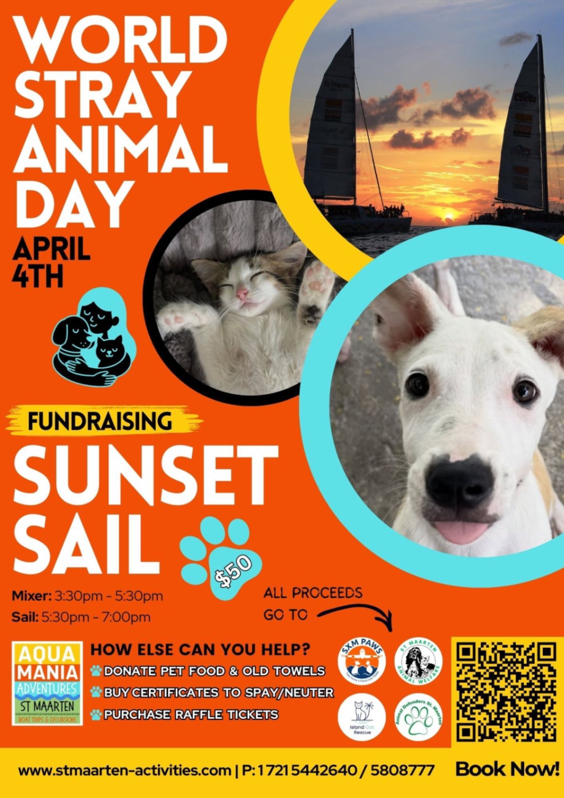 World Stray Animal Day Fundraising Sunset Sail