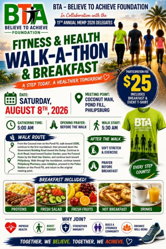 Fitness & health walk-a-thon & breakfast