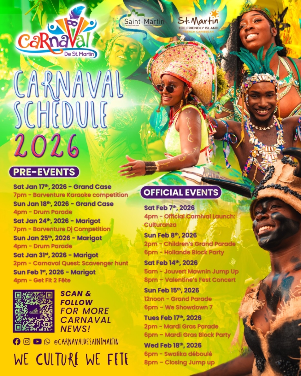 St. Martin Carnaval 2026 (French-side)