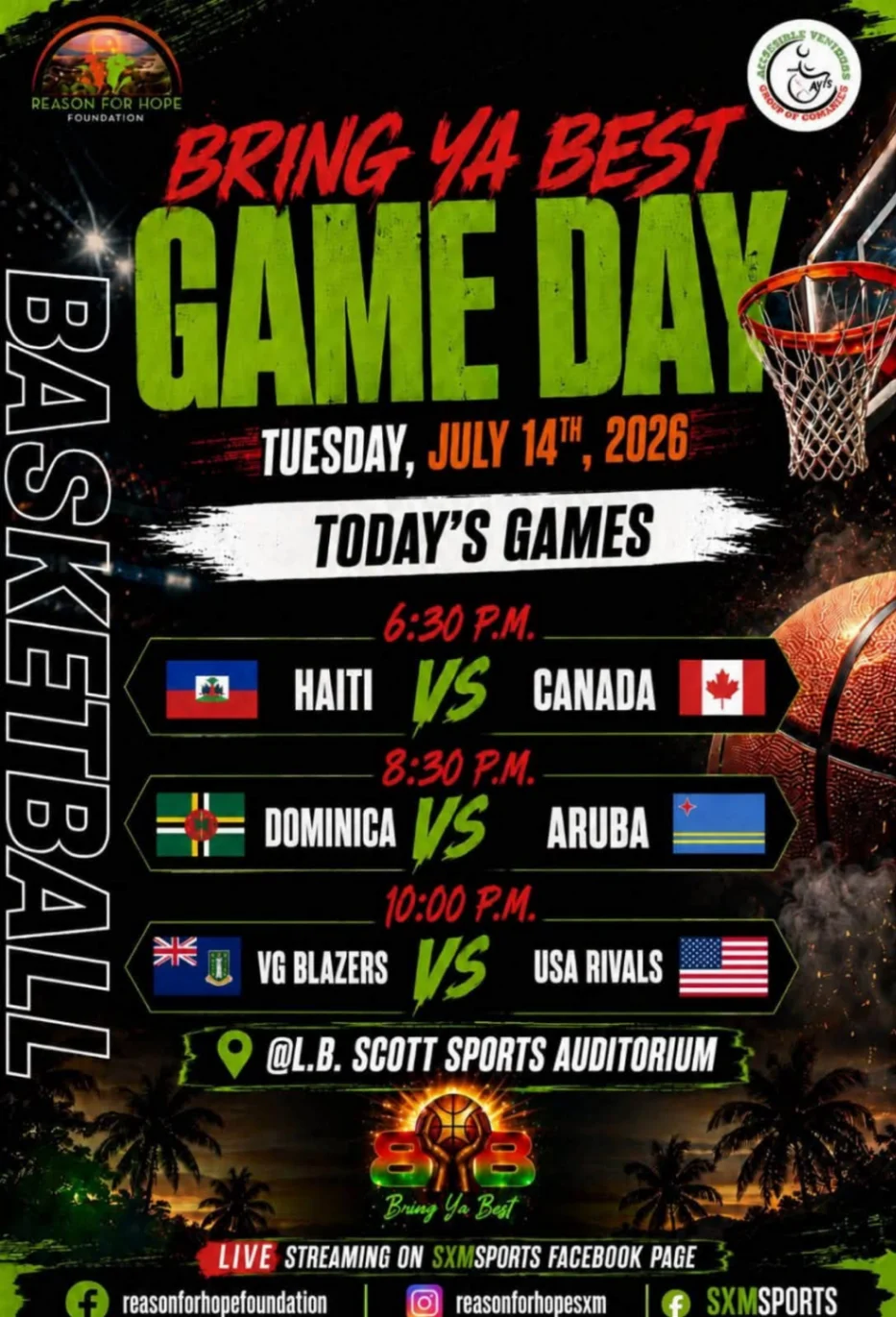 Bring Ya Best Game Day Basketball