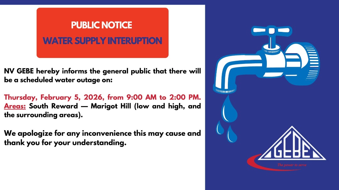 Scheduled Water Outage Announced for South Reward - Marigot Hill