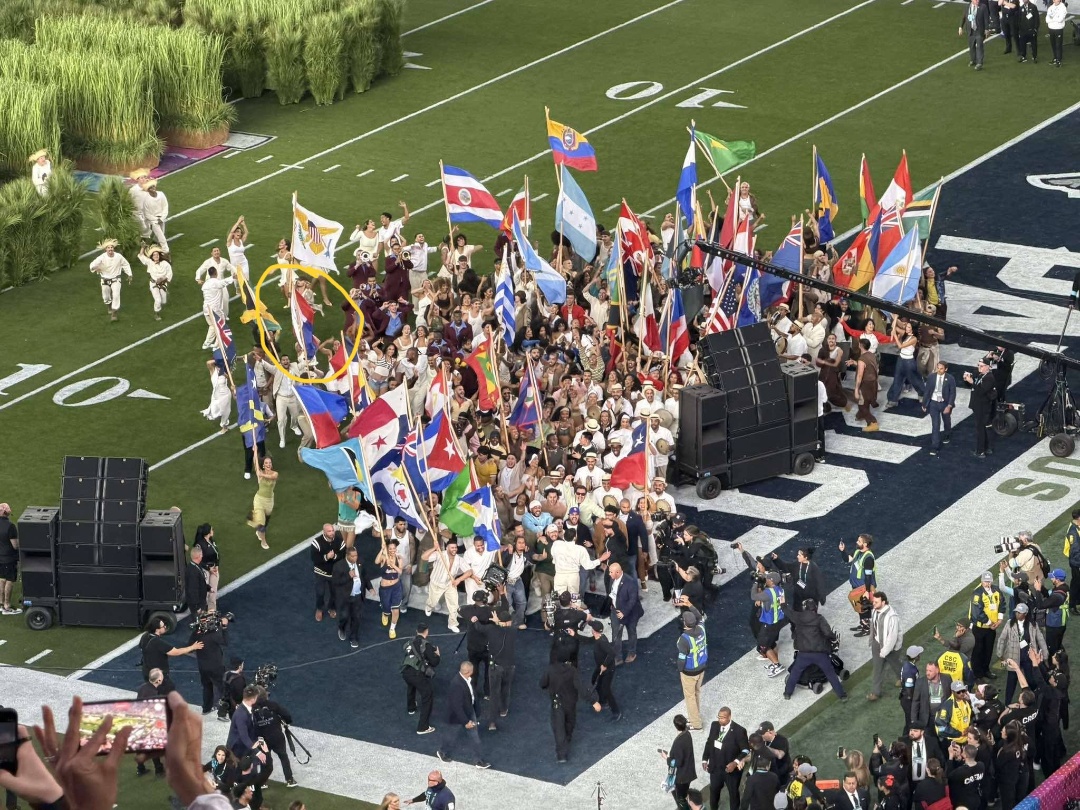 St. Maarten Flag Featured as Bad Bunny Celebrates Caribbean Identity at Super Bowl Halftime Show