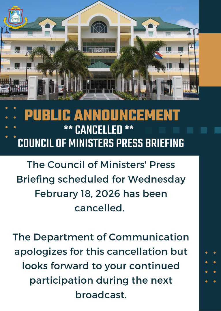 Council of Ministers Press Briefing Cancelled for February 18