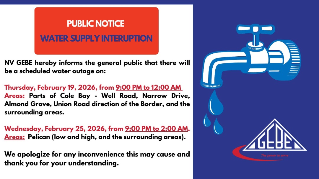 NV GEBE Announces Scheduled Water Interruptions for February 19 and 25