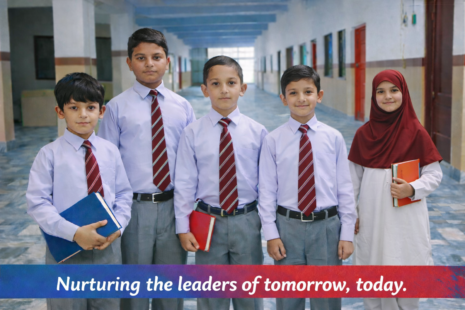 Science lab with students