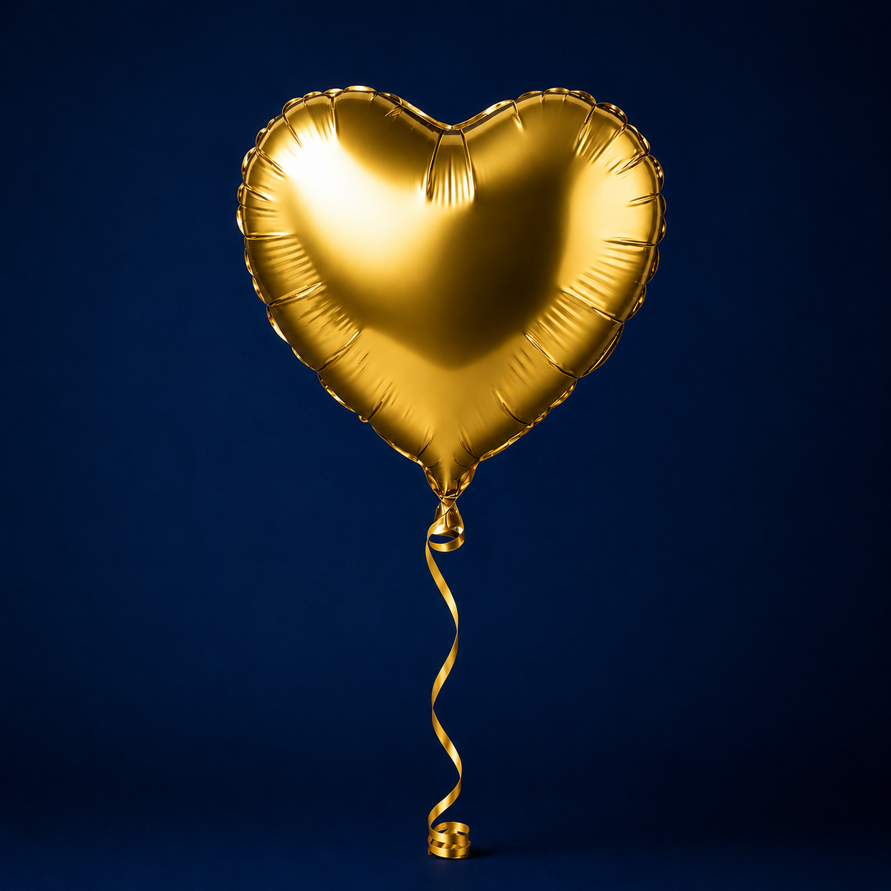 Luxury Golden Heart Celebration Balloon