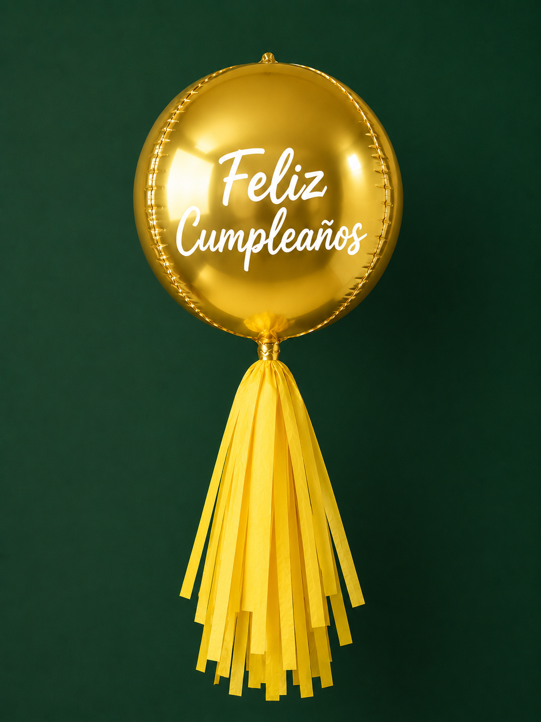 Golden 'Happy Birthday' Balloon 