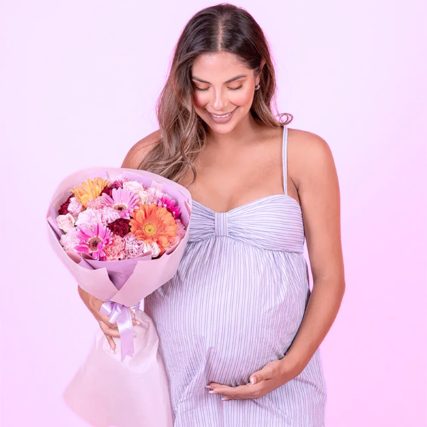 Gerberas y claveles mixtos