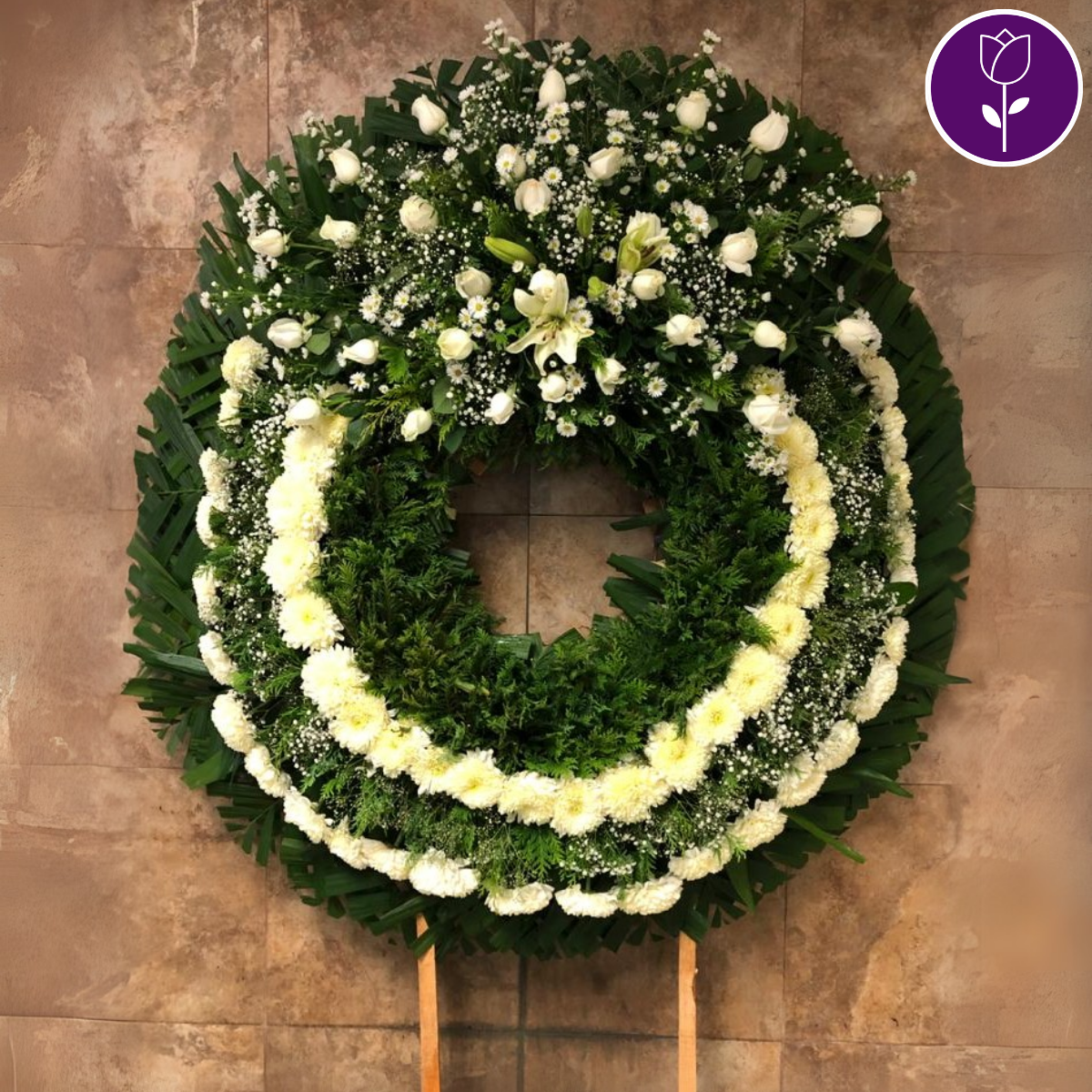 large funeral wreath - Capital Flores with same-day home delivery