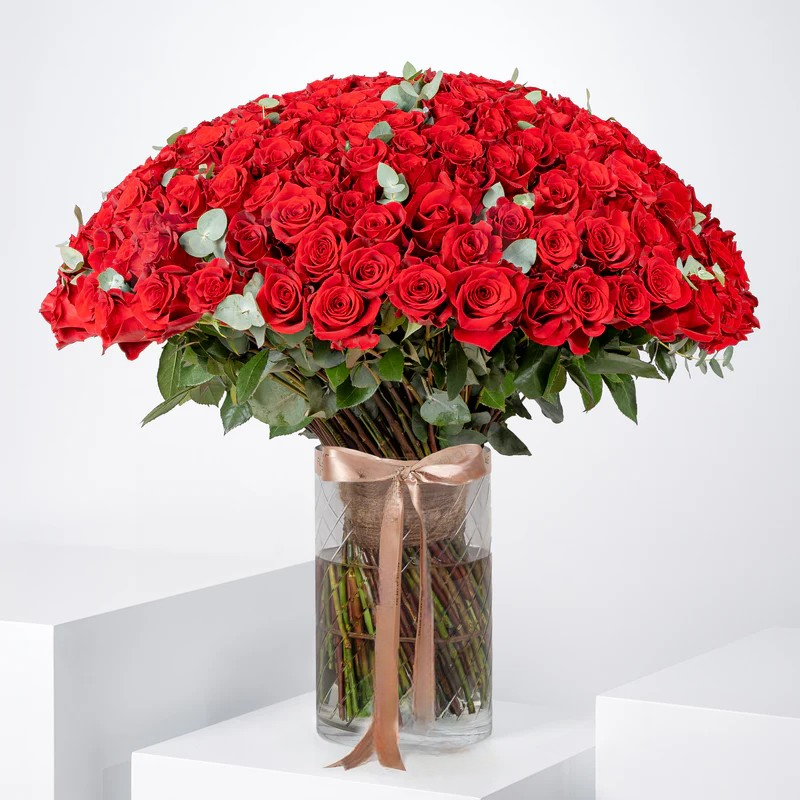 120 Roses in Vases 120 Roses in Vases - Capital Flores with same-day home delivery