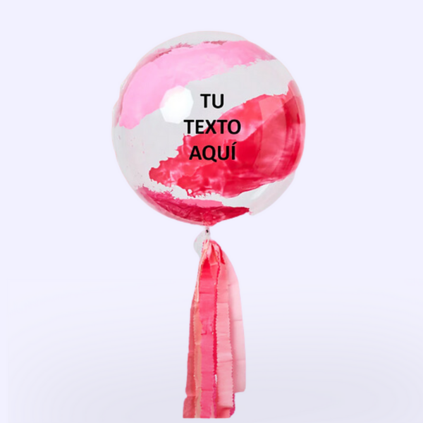 Globo burbuja personalizado