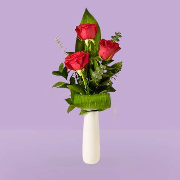 Red Passion Trio - Capital Flores with same-day home delivery