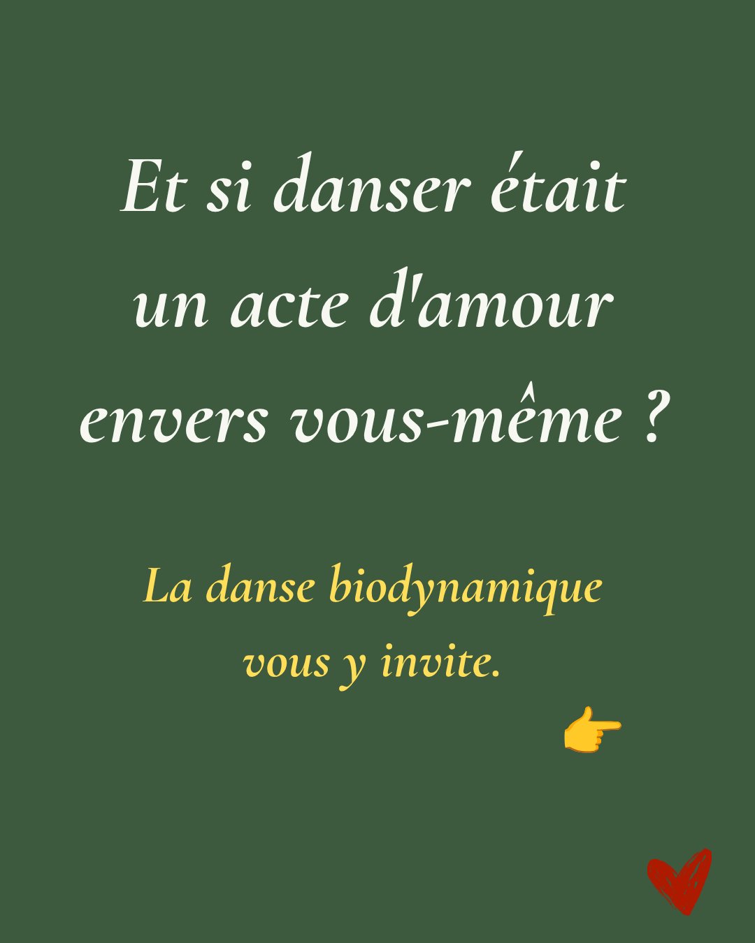 Affiche de l'événement La vie danse avec la Danse Biodynamique