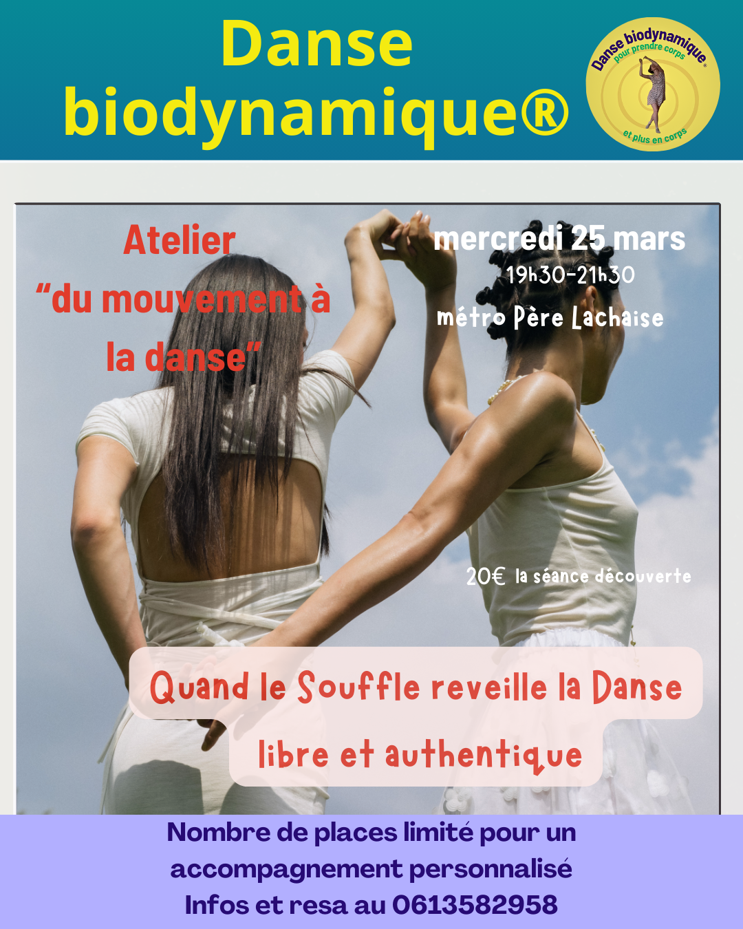 "Du mouvement à la danse" avec la Danse biodynamique®