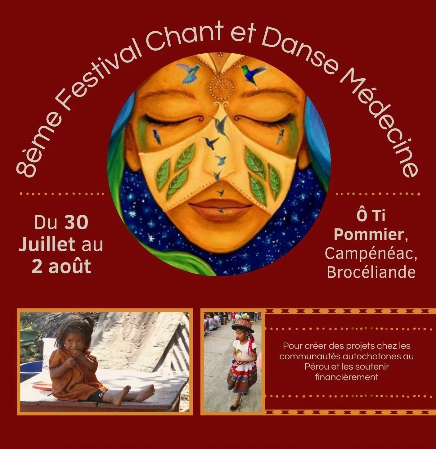 Affiche de l'événement Festival Chant & Danse Médecine : 8e édition