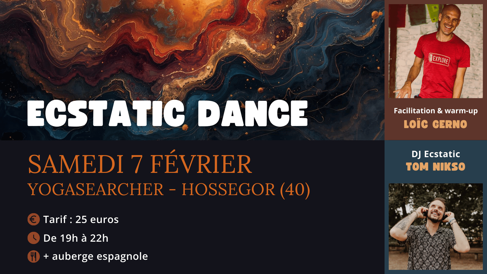 Ecstatic Dance Hossegor avec Tom Nikso