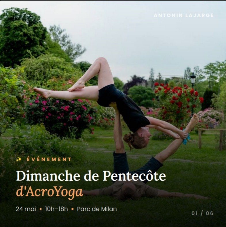 Dimanche de Pentecôte d’AcroYoga