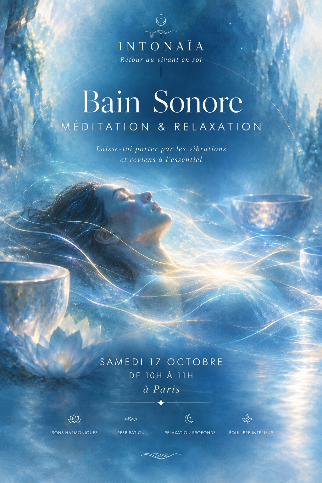 Affiche de l'événement Bain sonore - Méditation & relaxation