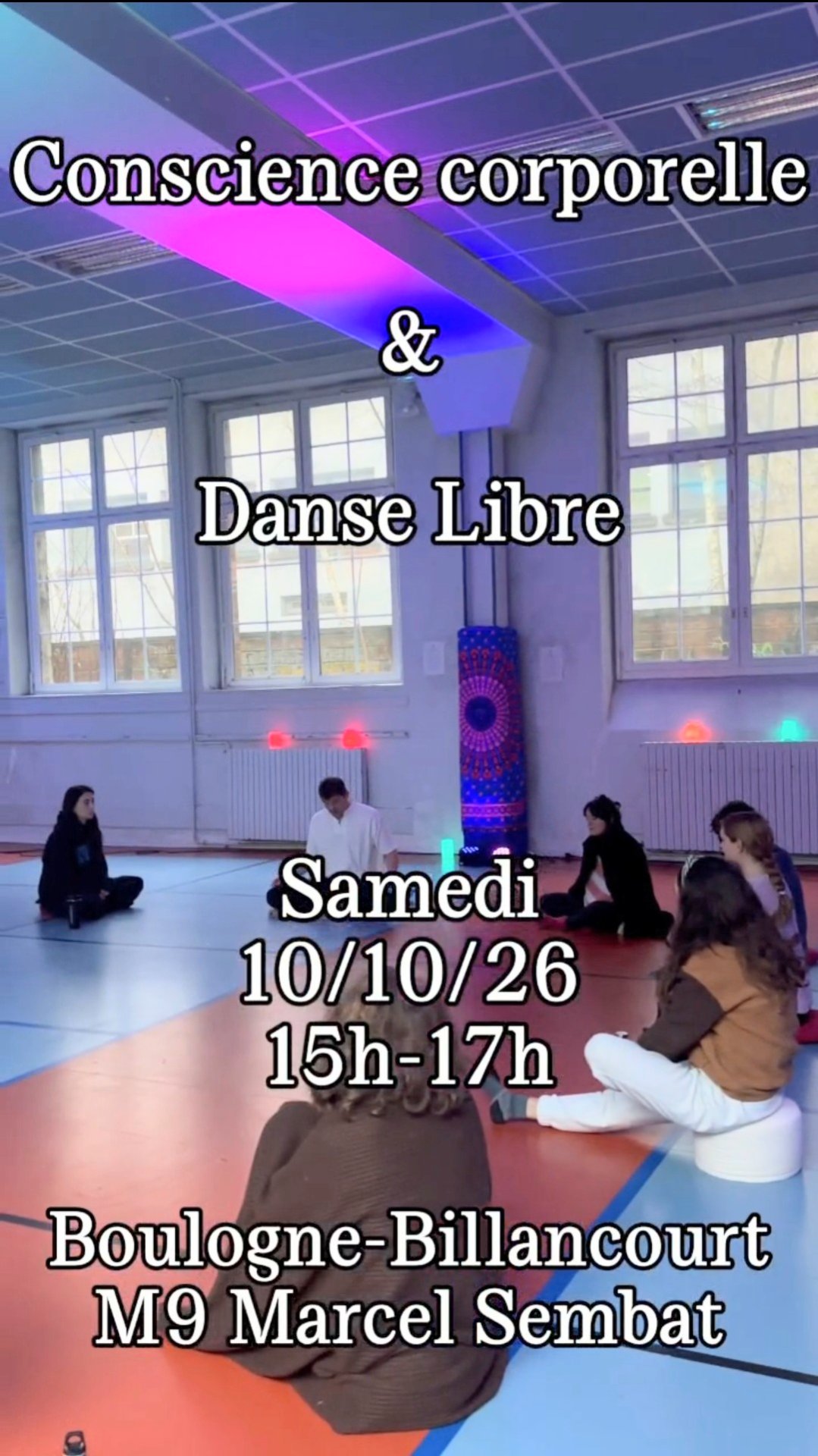 Affiche de l'événement Conscience corporelle & Danse libre
