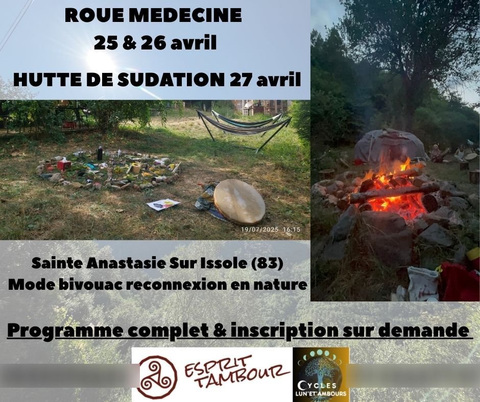 Stage Roue Médecine et/ou hutte de sudation