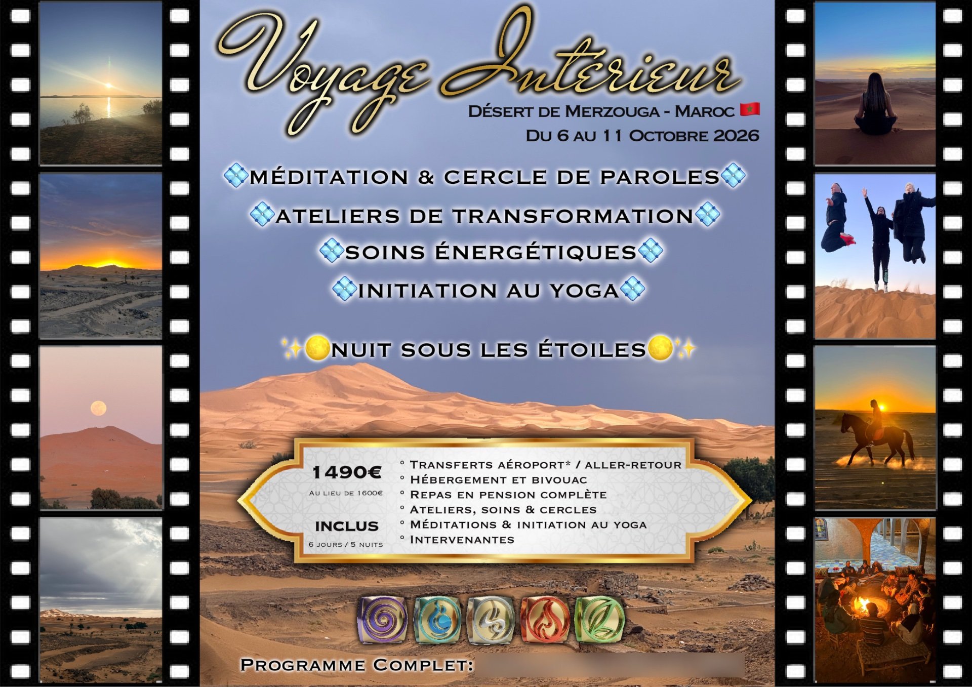 « Voyage Intérieur » L’ÉVEIL DES 5 ÉLÉMENTS