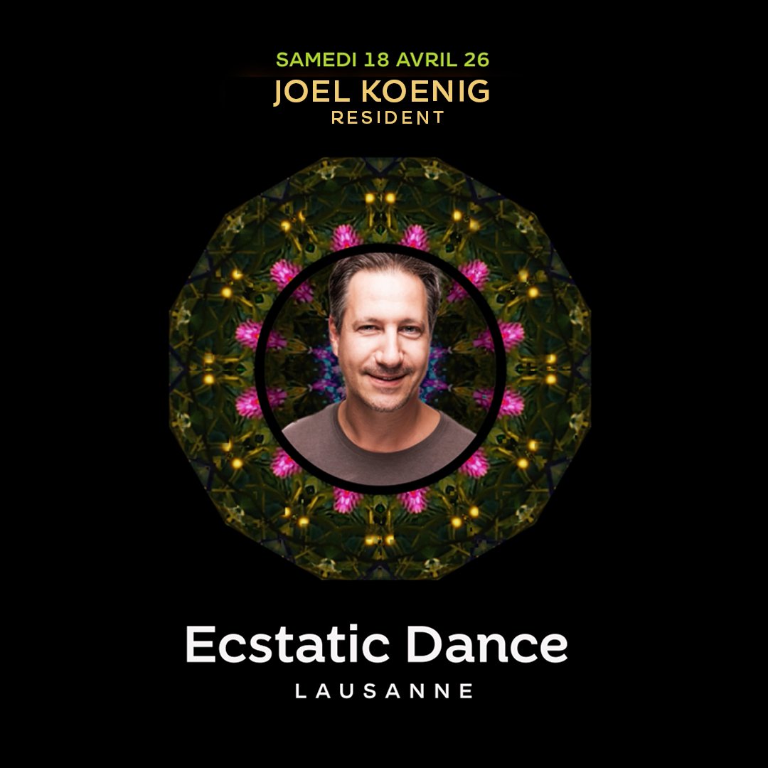 ECSTATIC DANSE LAUSANNE DJ GOLDMUND (ZA) ANNULÉ - JE LE REMPLACE SAMEDI