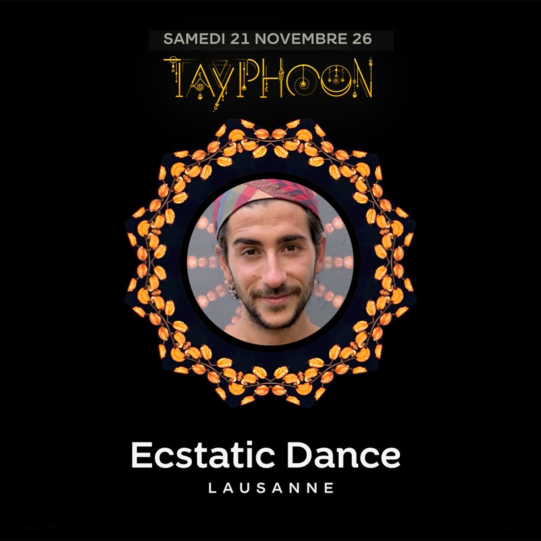 Affiche de l'événement ECSTATIC DANCE SAMEDI 21 NOVEMBRE 26 AVEC THAYPHOON (DE-TR)