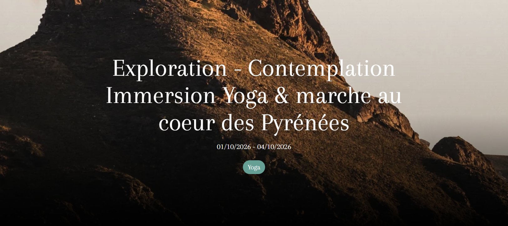 Immersion Yoga & marche au coeur des Pyrénées
