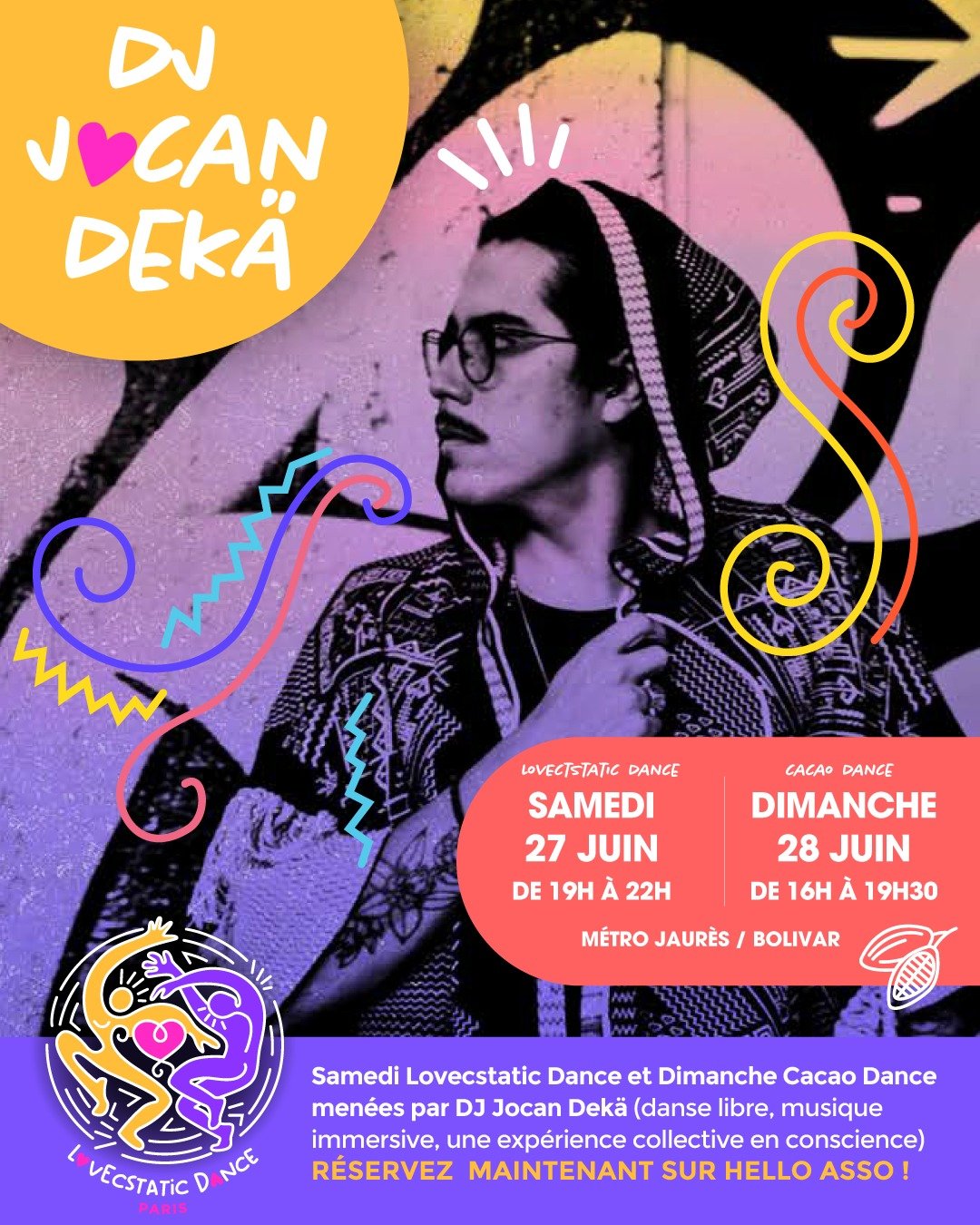 Ecstatic Dance Paris • Voyage libre avec DJ Jocan Dekä - photo 2