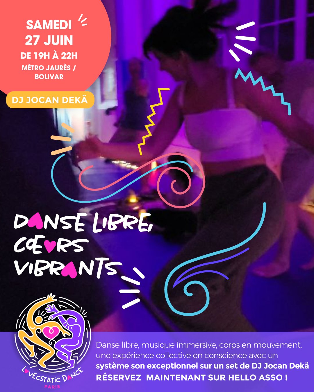 Ecstatic Dance Paris • Voyage libre avec DJ Jocan Dekä - photo 6