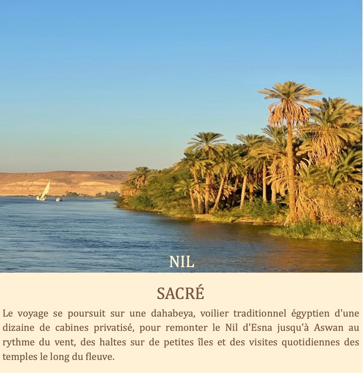 Spirituelle Egypte : temples initiatiques, Nil sacré, yoga & méditation - 3