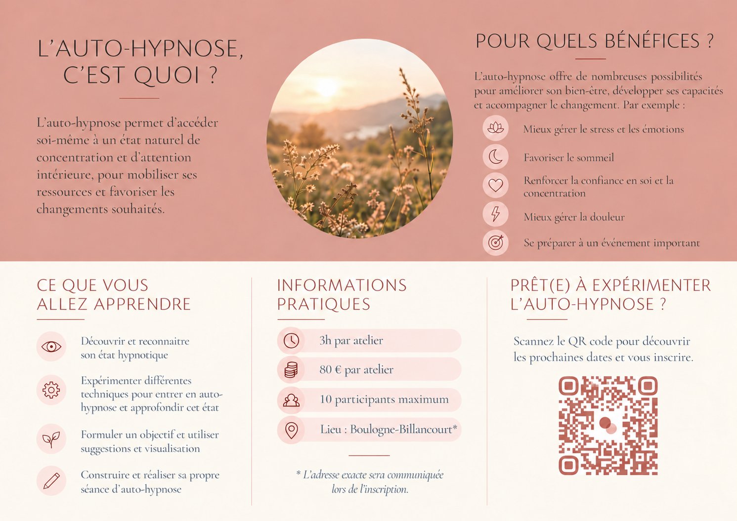 Apprendre à pratiquer seul.e l'autohypnose au quotidien_ Boulogne Billancourt - photo 3