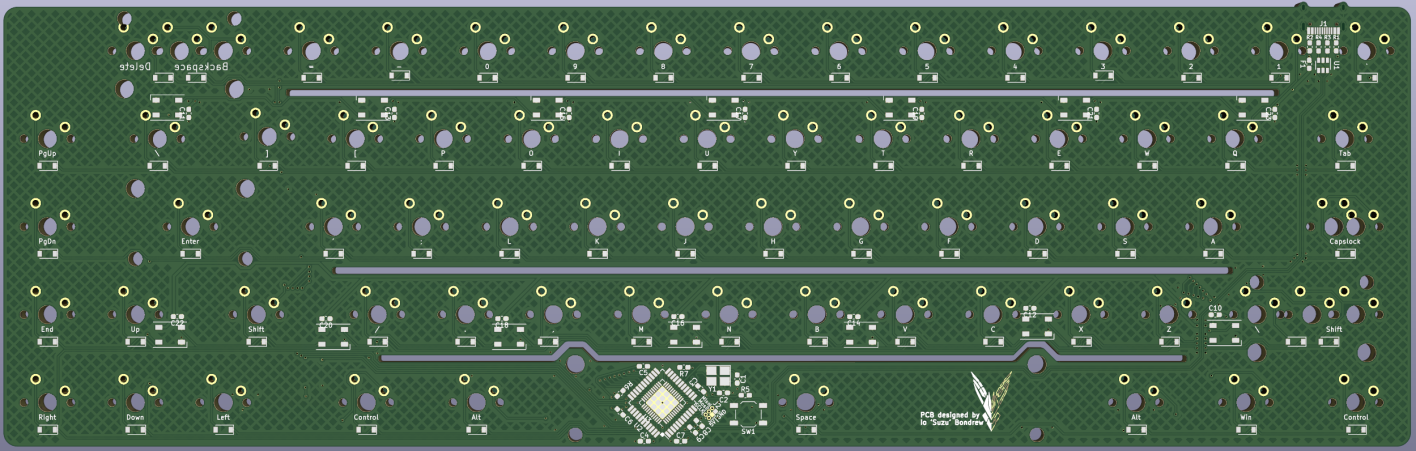 Blueberry PCB Revision C Bottom