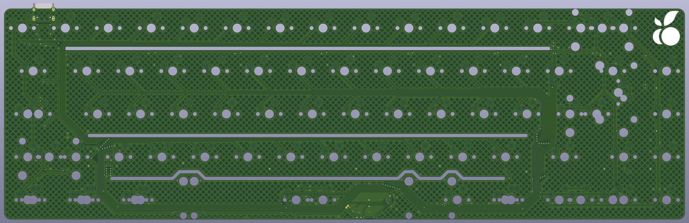 Blueberry PCB Revision D Top