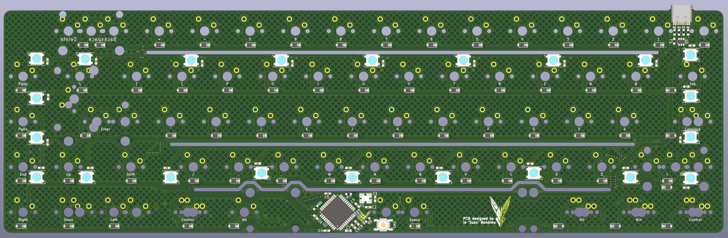 Blueberry PCB Revision D Bottom