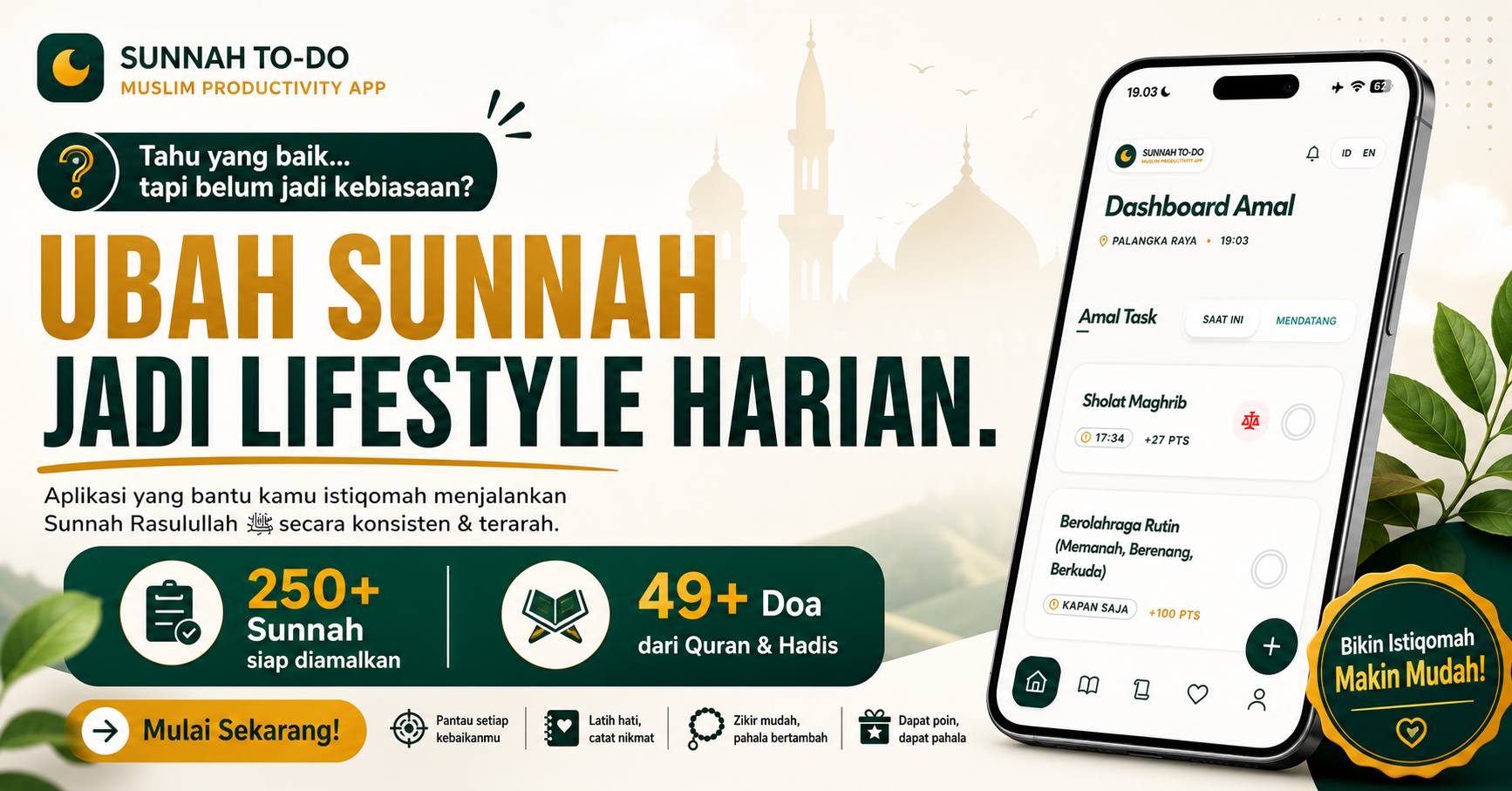 Sunnah To-Do PRO