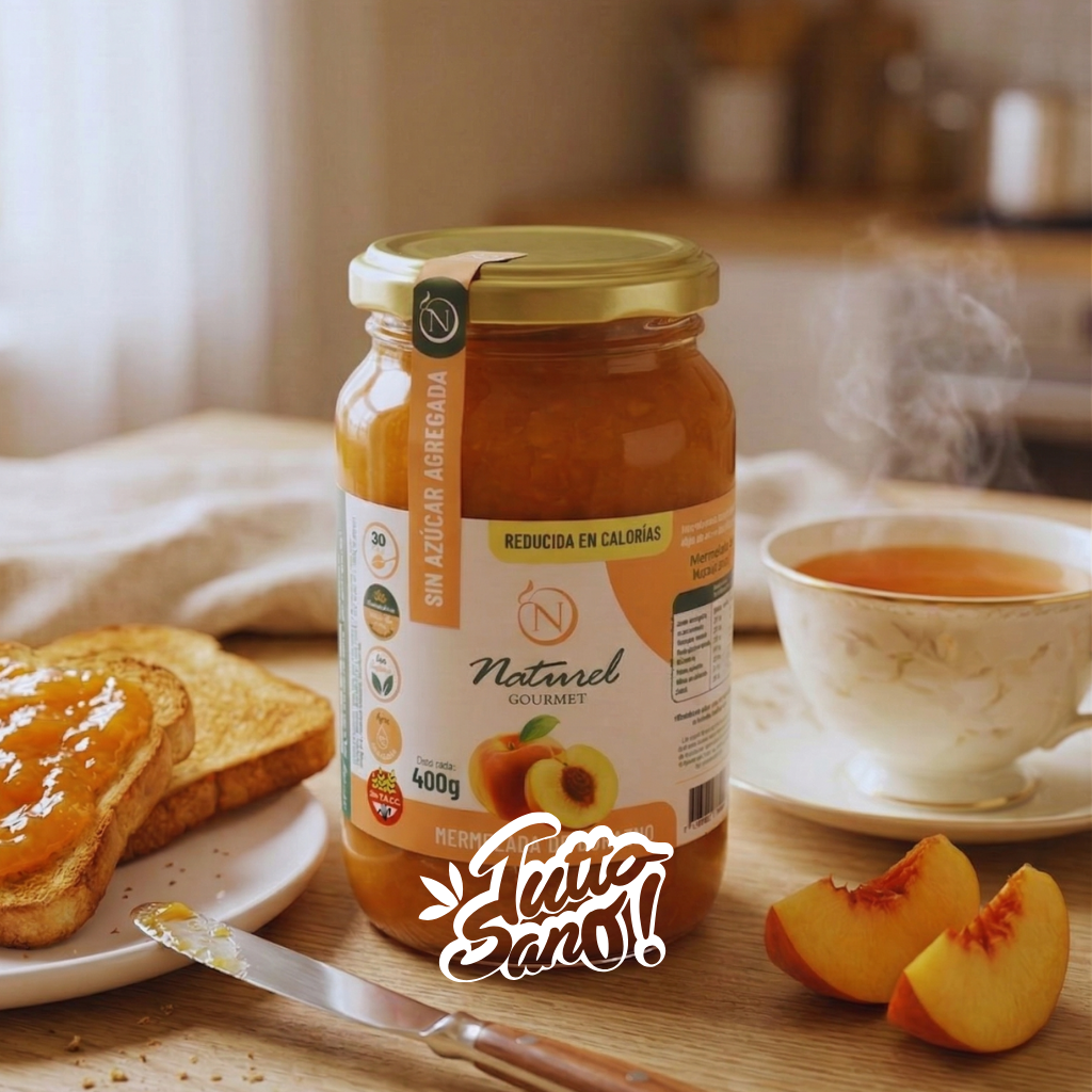 MERMELADA SIN AZUCAR DE DURAZNO X 400GR (NATUREL GOURMET)
