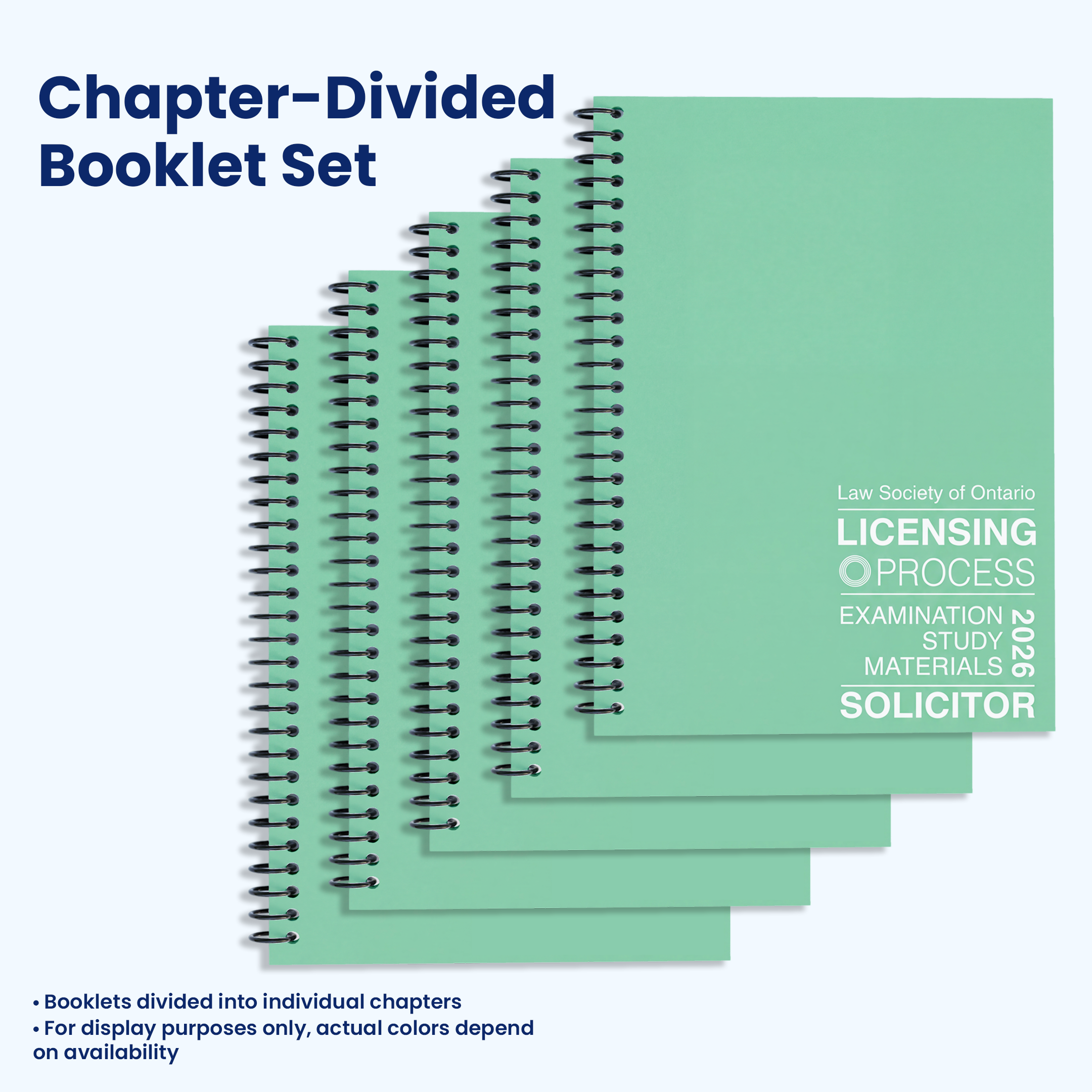 Professionally organized Ontario Barrister & Solicitor exam materials.