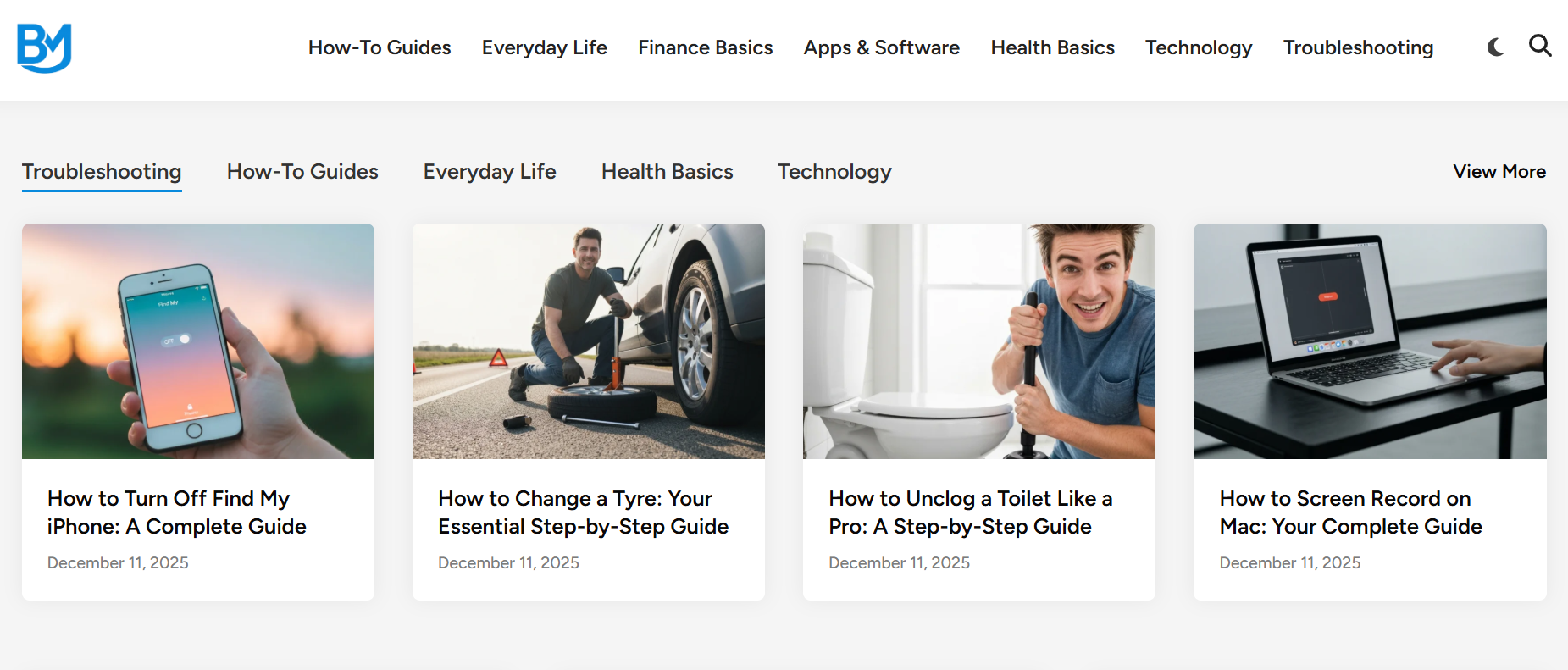 Mockup of BroadMatters website