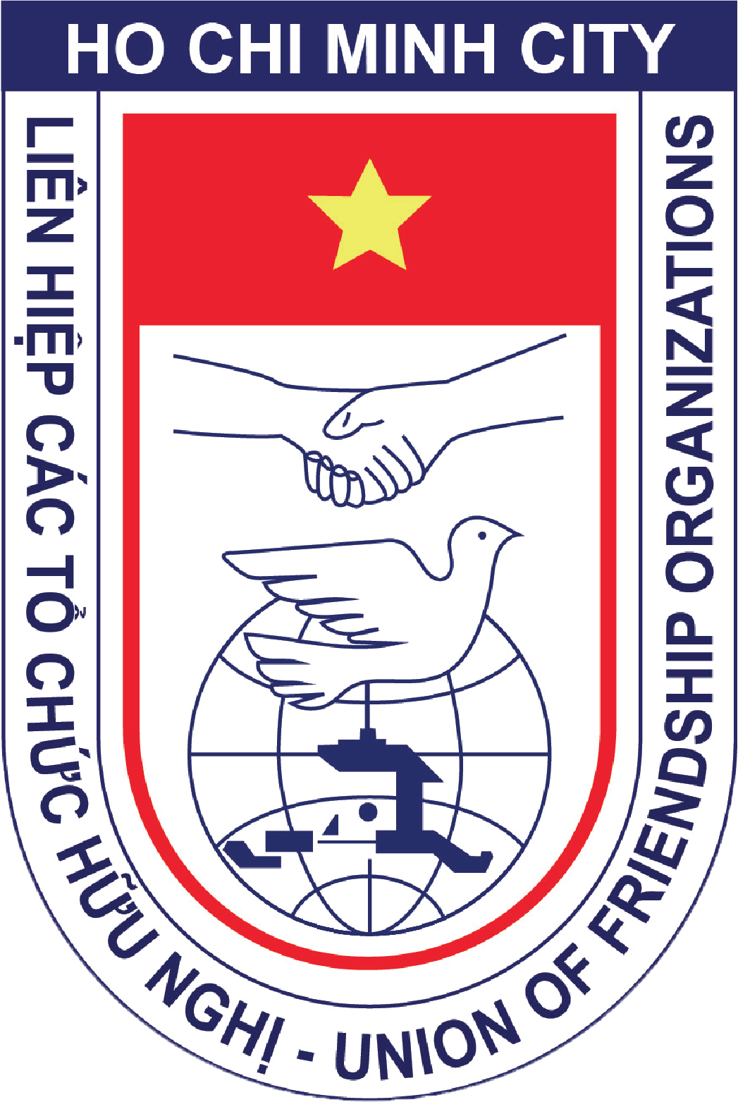 Logo of Ho Chi Minh City Union of Friendship Organizations (HUFO)