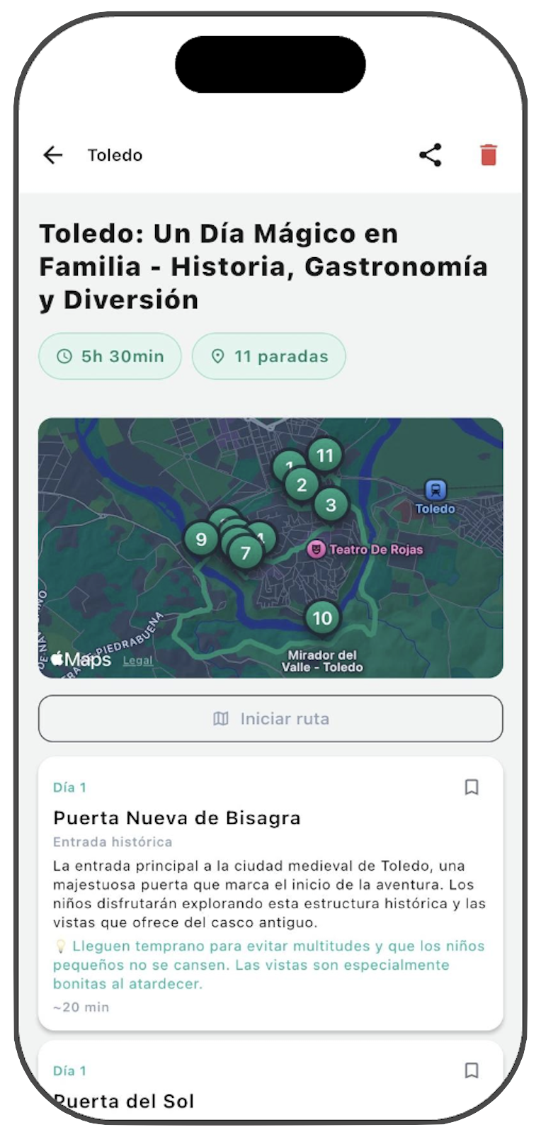 Itinerario de Toledo