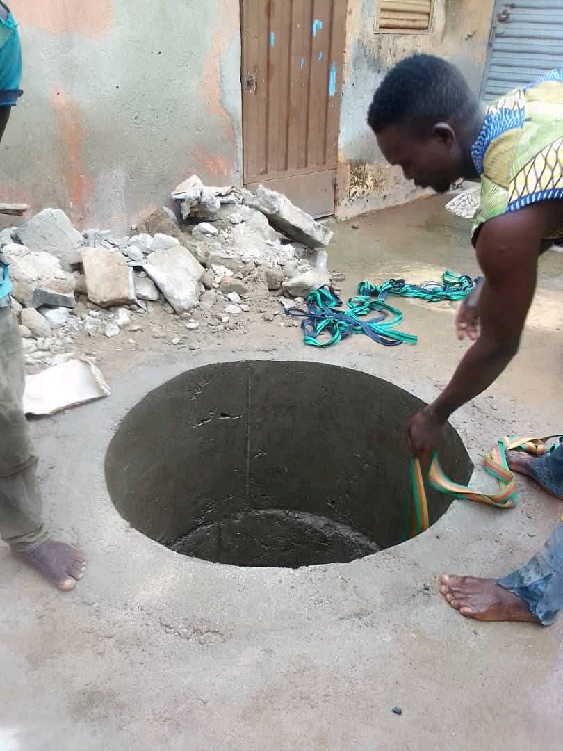 Puits collectif de reconstruction Août 2024.