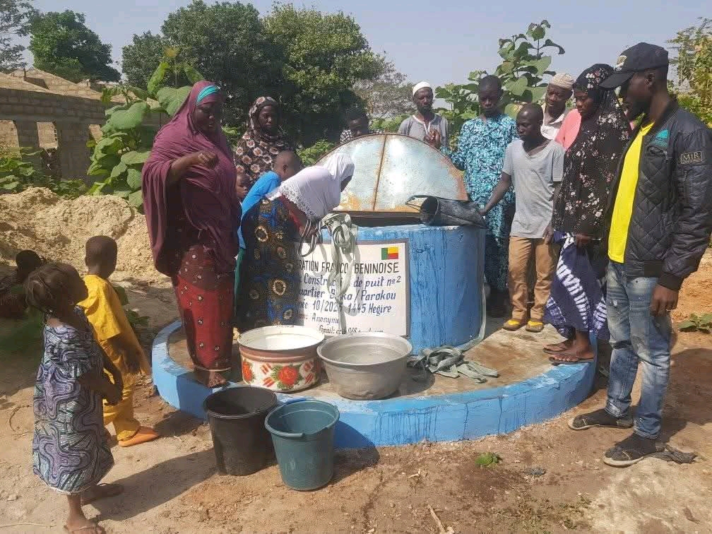 Puits à Parakou, Octobre 2023.
