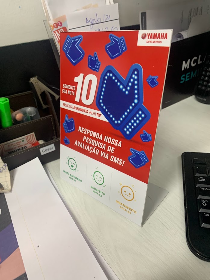 Projeto de comunicação visual realizado para cliente.