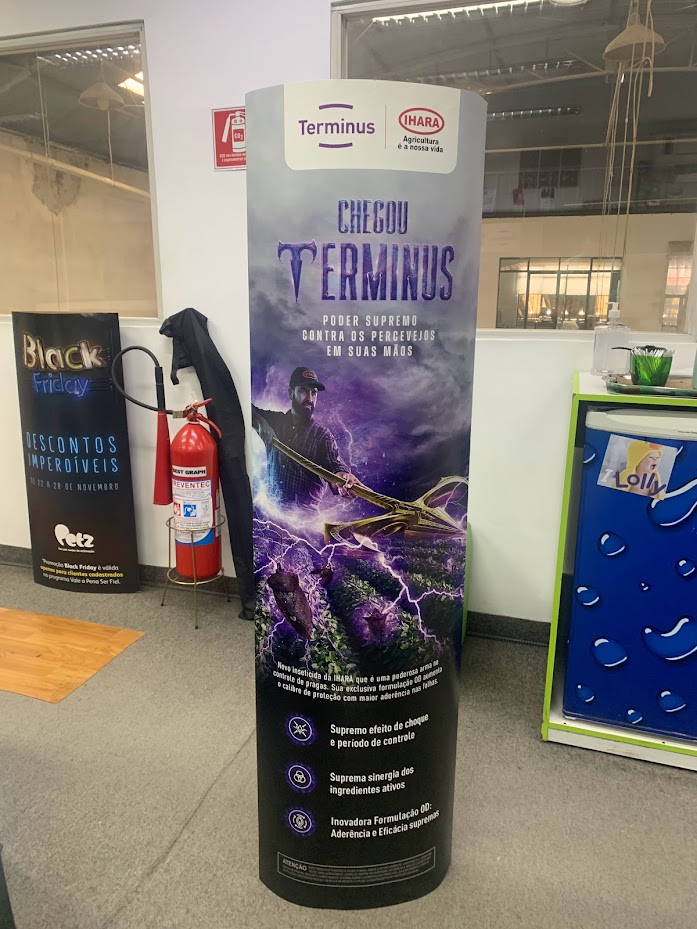 Projeto de comunicação visual realizado para cliente.