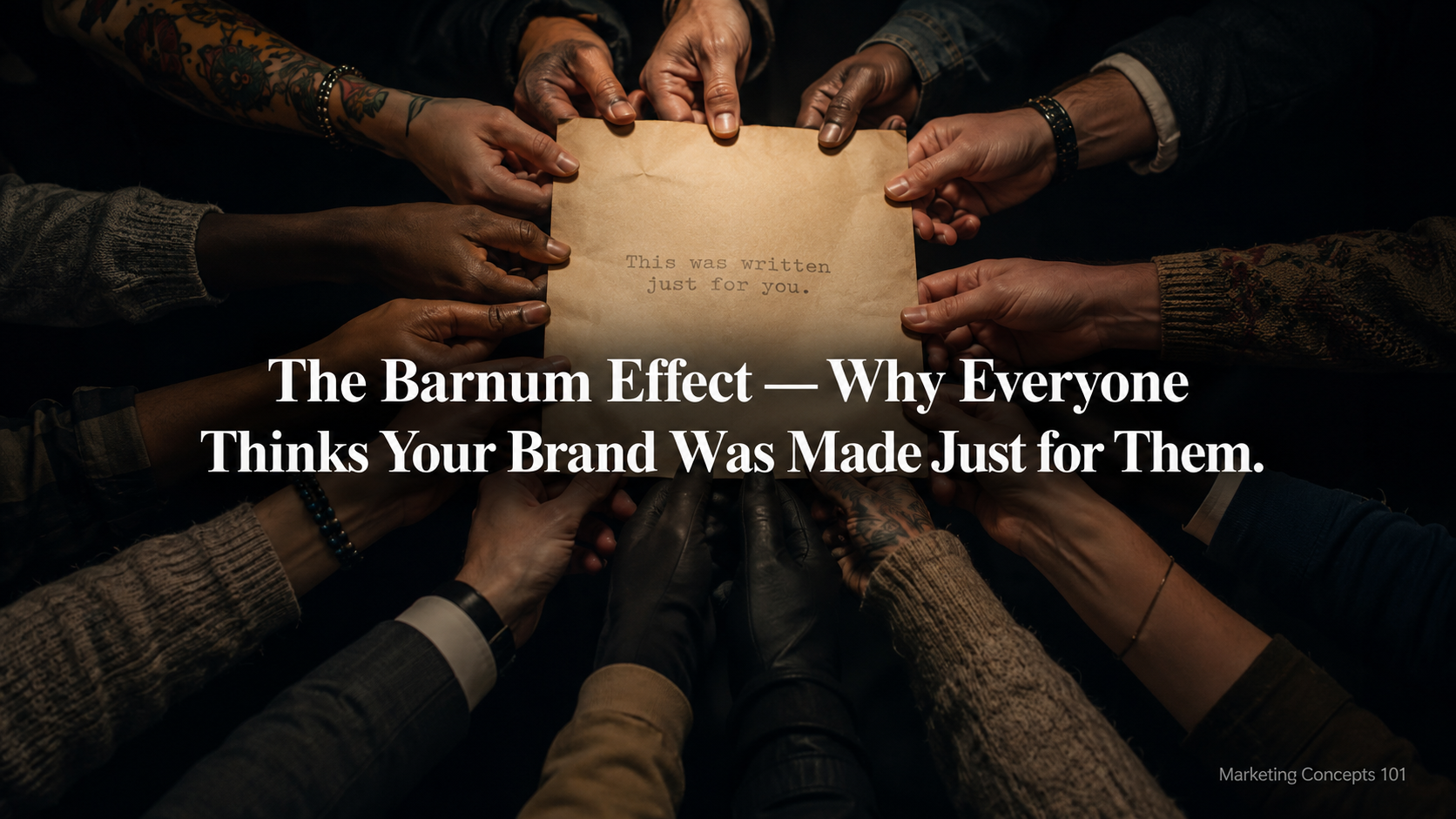 The Barnum Effect — Why Everyone Thinks Your Brand Was Made Just for Them