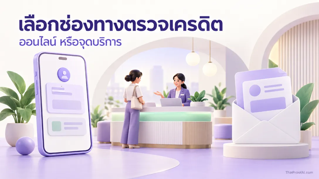 ตรวจเครดิตบูโรด้วยตัวเอง ทำอย่างไร? อัปเดตช่องทางเช็กออนไลน์ล่าสุด