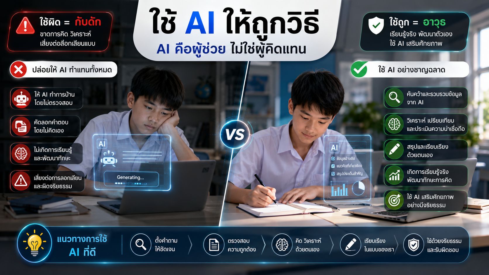 อนาคตเด็กไทย กับยุคที่มีAI จะเป็นอย่างไร