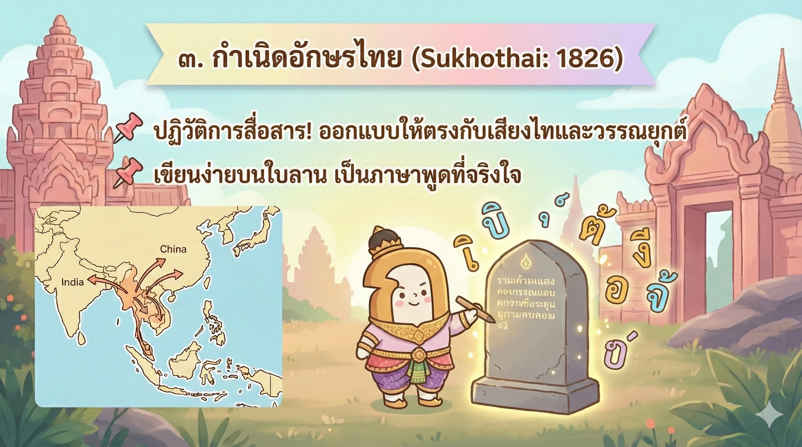 ประวัติศาสตร์ภาษาไทย ตั้งแต่สมัยโบราณ